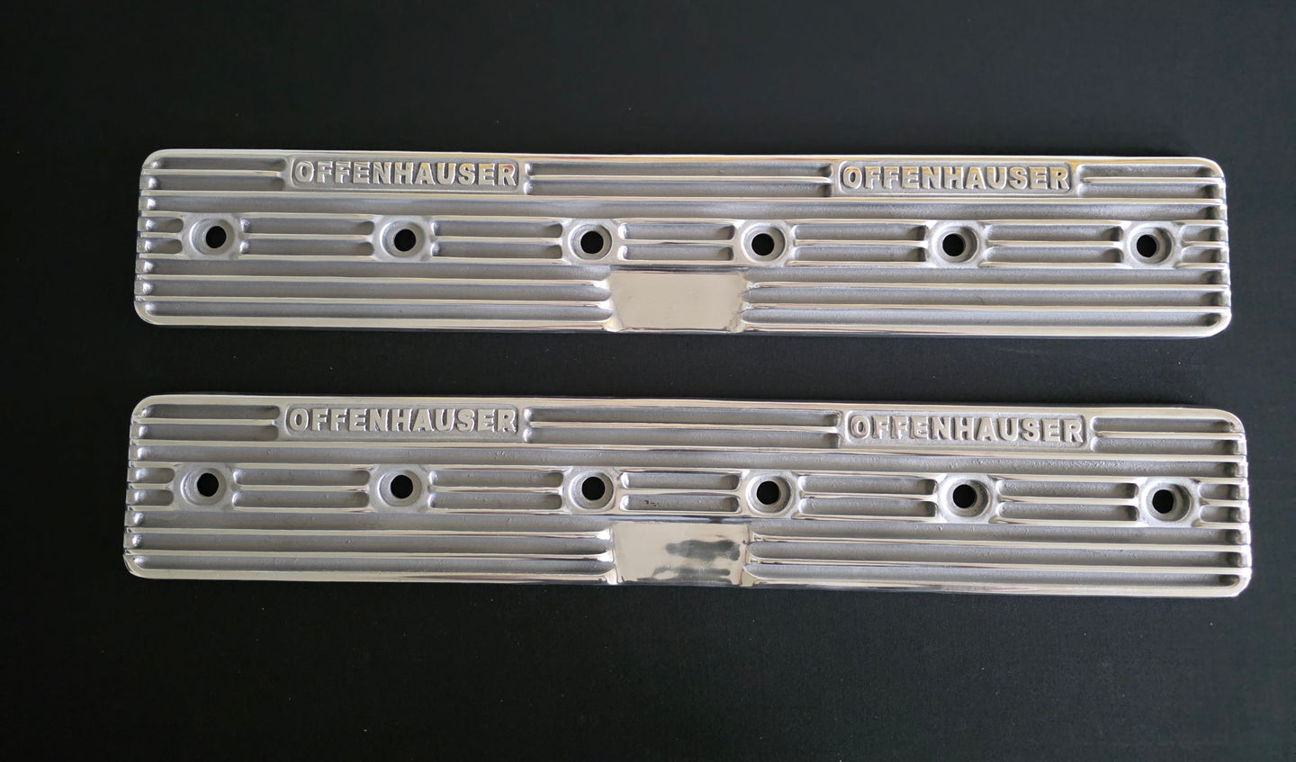 Offenhauser Ford 240/300 Side Cover - Polished DFW Speed Syndicate
