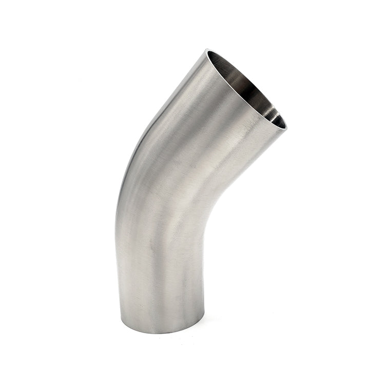 1.750" 16ga 45° Mandrel Bend w/ 2" Tangents - (2.250" CLR) - Brushed Finish - 304 Stainless Ace Race Parts