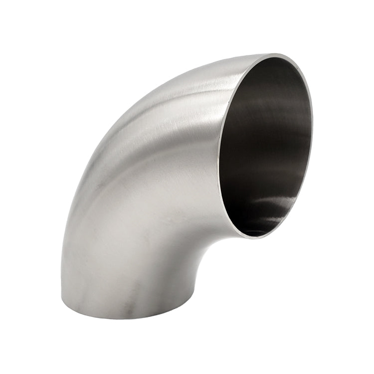1.625" 16ga 90° Mandrel Bend - (1.875" CLR) - Brushed Finish - 304 Stainless Ace Race Parts