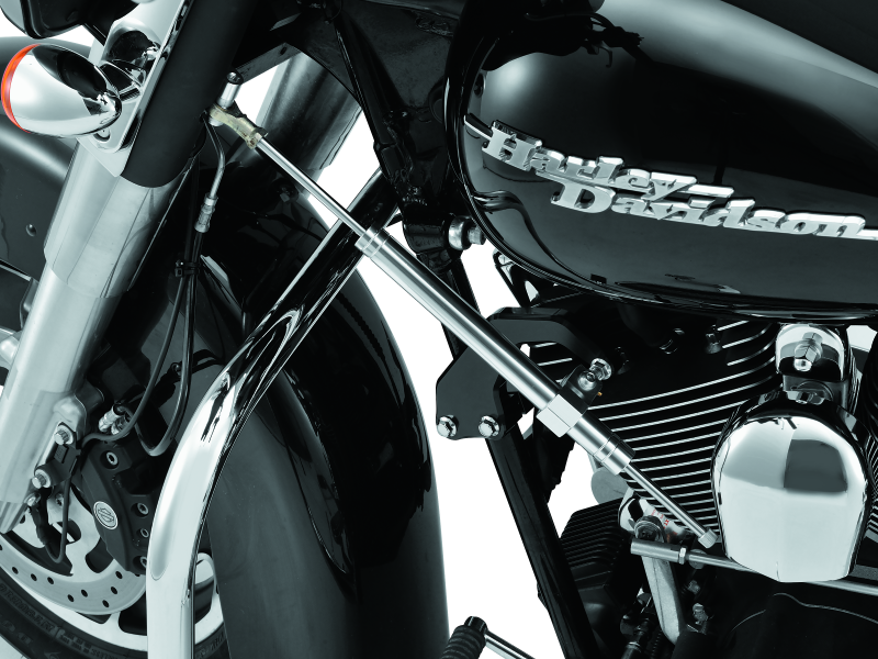 Twin Power 00-08 FLH FLT Satin Steering Damper Kit - DFW Speed Syndicate