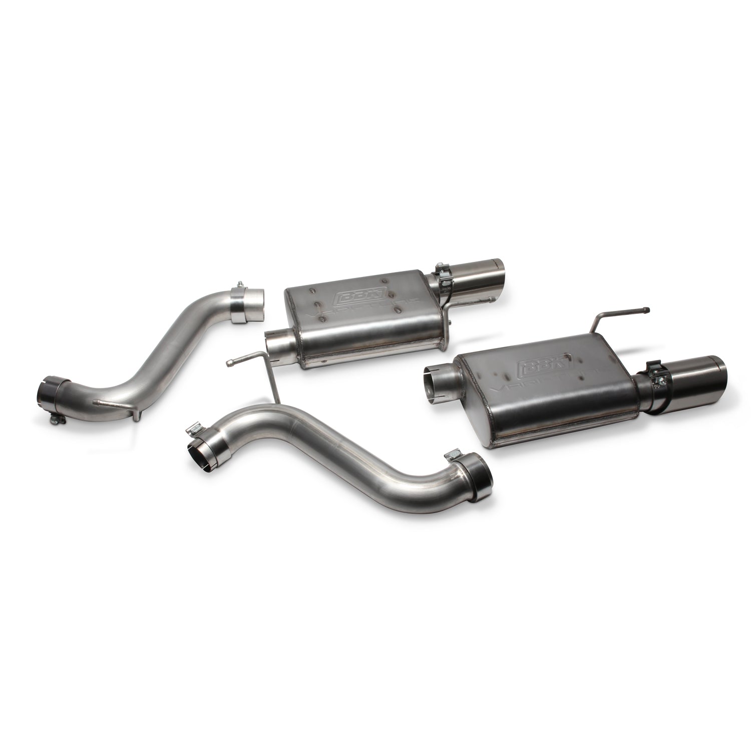 BBK 2015-2016 MUSTANG 5.0 GT VARITUNE AXLE BACK EXHAUST KIT COUPE ONLY - DFW Speed Syndicate