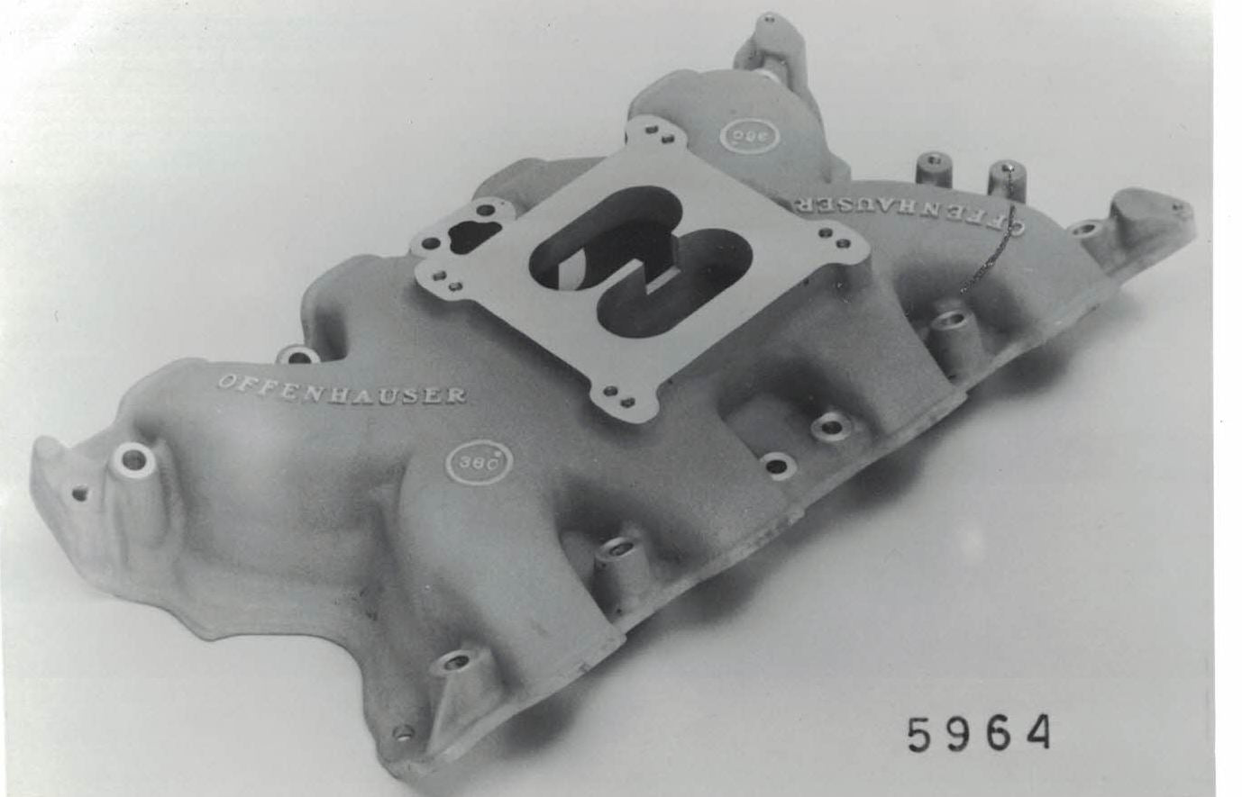 Offenhauser 5964 Intake Manifold Ford 351 Cleveland Single Quad Hi Rise. For 4V Heads.Manifold fits all regular Holley and Carter AFB 4-Barrel Carburetors DFW Speed Syndicate