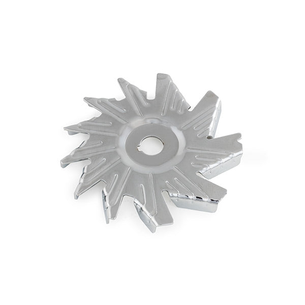TSP Alternator Fan; Chrome Steel Top Street Performance