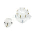 TSP HEI Distributor Standard Cap And Rotor Kit; 8 Cylinder Male; Clear Top Street Performance