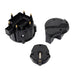 TSP HEI Distributor Super Cap And Rotor Kit; 6 Cylinder Male; Black Top Street Performance