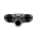 -8AN Male AN Flare Tee, Black Hard Anodized Aluminum Ace Race Parts