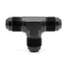 -8AN Male AN Flare Tee, Black Hard Anodized Aluminum Ace Race Parts