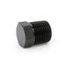 1/4" Male NPT Hex Plug, 6061 Aluminum, Black Hard Anodized Ace Race Parts