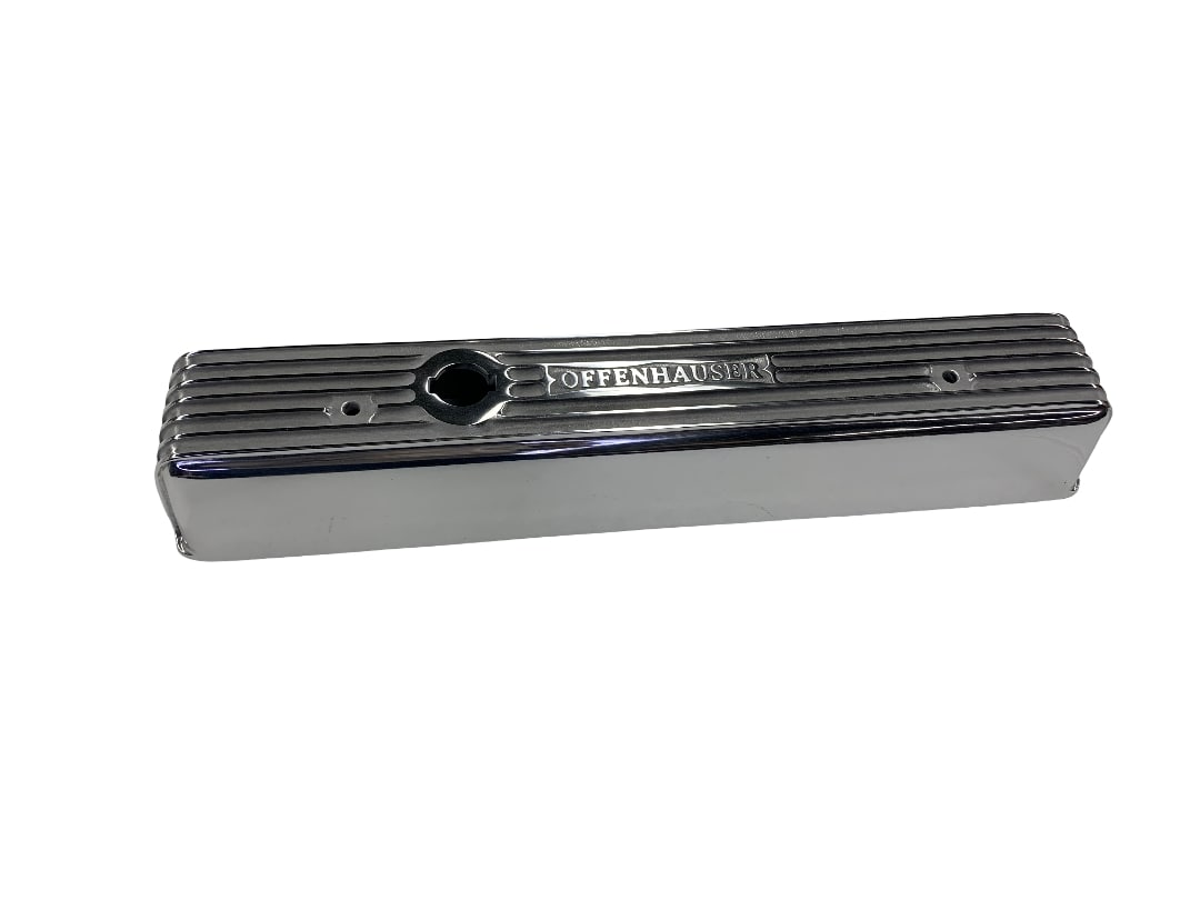 Offenhauser 3133 Triumph Finned Aluminum Valve Cover for TR6. DFW Speed Syndicate