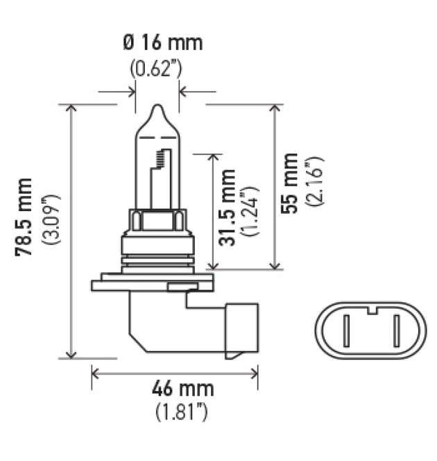 Hella HB3 9005 12V 100W Xenon White XB Bulb (Pair) - DFW Speed Syndicate