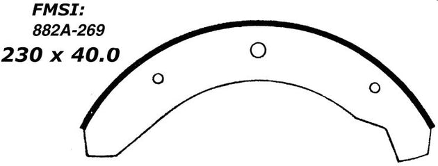 Porterfield Brake Shoes for 1966 VOLKSWAGEN BEETLE FR SPORT