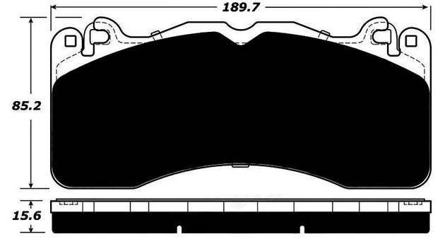 Porterfield Brake Pads for 2019 FORD Mustang GT Perf. Pkg FR SPORT