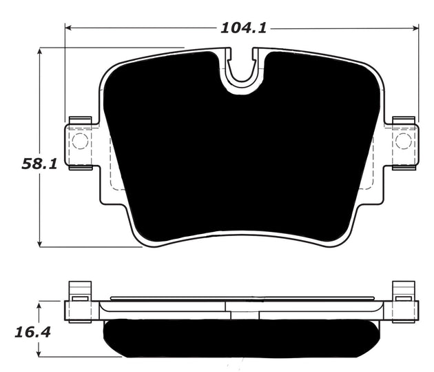 Porterfield Brake Pads for 2018 JAGUAR F-TYPE FR SPORT