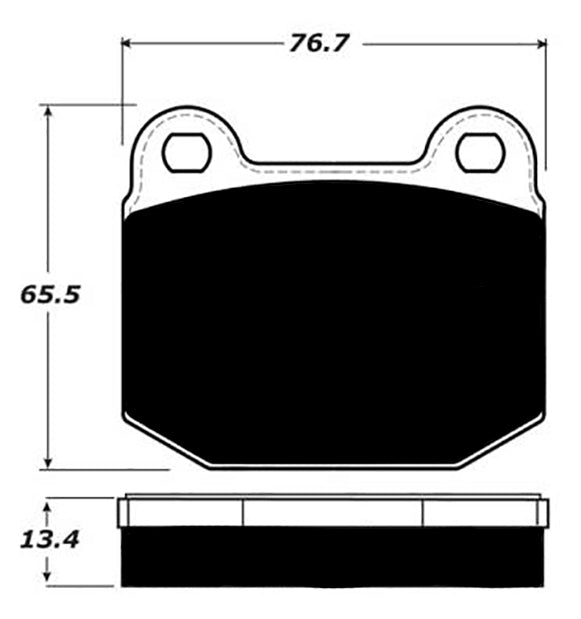 Porterfield Brake Pads for 1997 LOTUS ELISE FR SPORT