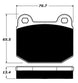 Porterfield Brake Pads for 2005 LOTUS EXIGE FR SPORT