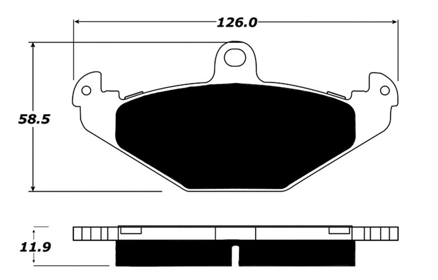 Porterfield Brake Pads for 2004 LOTUS ELISE FR SPORT