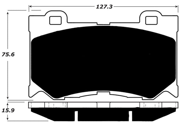 Porterfield Brake Pads for 2015 NISSAN 370Z Sport FR SPORT