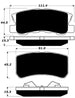 Porterfield Brake Pads for 2015 MITSUBISHI Lancer Ralliart 2.0L Turbo FR SPORT