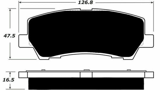 Porterfield Brake Pads for 2016 FORD Mustang GT Perf. Pkg FR SPORT