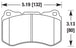 Porterfield Brake Pads for 2007 ACURA TL Type-S FR SPORT