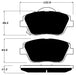 Porterfield Brake Pads for 2012 HYUNDAI SONATA FR SPORT