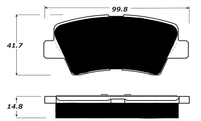 Porterfield Brake Pads for 2016 HYUNDAI ELANTRA GT FR SPORT