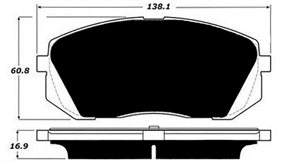 Porterfield Brake Pads for 2019 HYUNDAI VELOSTER w/305mm FD FR SPORT