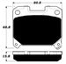Porterfield Brake Pads for 1998 TOYOTA SUPRA Turbo FR SPORT