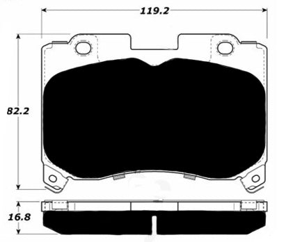 Porterfield Brake Pads for 1998 TOYOTA SUPRA Turbo FR SPORT