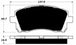 Porterfield Brake Pads for 1998 SUBARU LEGACY SEDAN GT FR SPORT