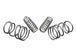 Whiteline 08-16 Mitsubishi Lancer Performance Lowering Springs - DFW Speed Syndicate