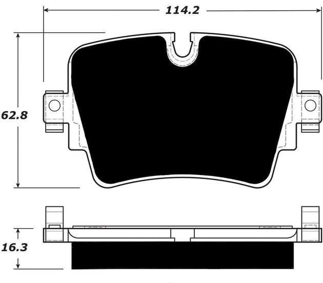 Porterfield Brake Pads for 2016 JAGUAR XJ/XJL V8 FR SPORT