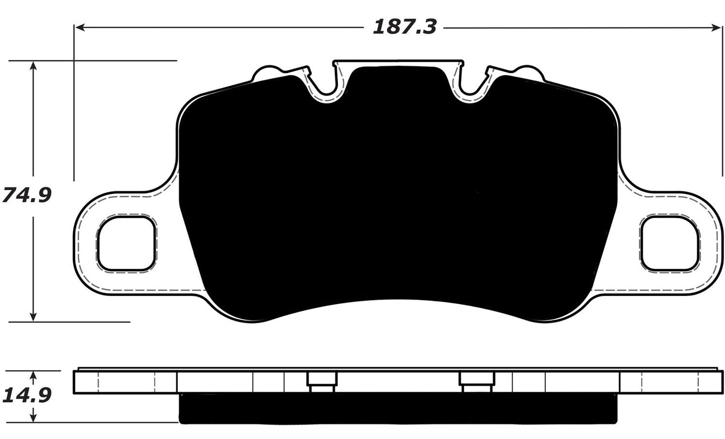 Porterfield Brake Pads for 2016 PORSCHE 918 w/Race Package FR SPORT