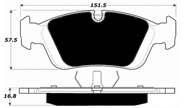 Porterfield Brake Pads for 1996 BMW 325 Series E36 FR SPORT