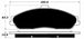 Porterfield Brake Pads for 1997 CHEVROLET CORVETTE FR SPORT