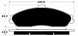 Porterfield Brake Pads for 2004 CHEVROLET CORVETTE FR SPORT