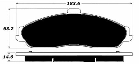 Porterfield Brake Pads for 2013 CHEVROLET CORVETTE FR SPORT