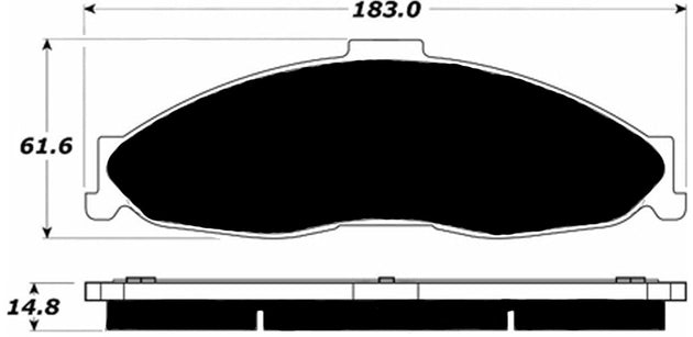Porterfield Brake Pads for 2000 CHEVROLET CAMARO FR SPORT