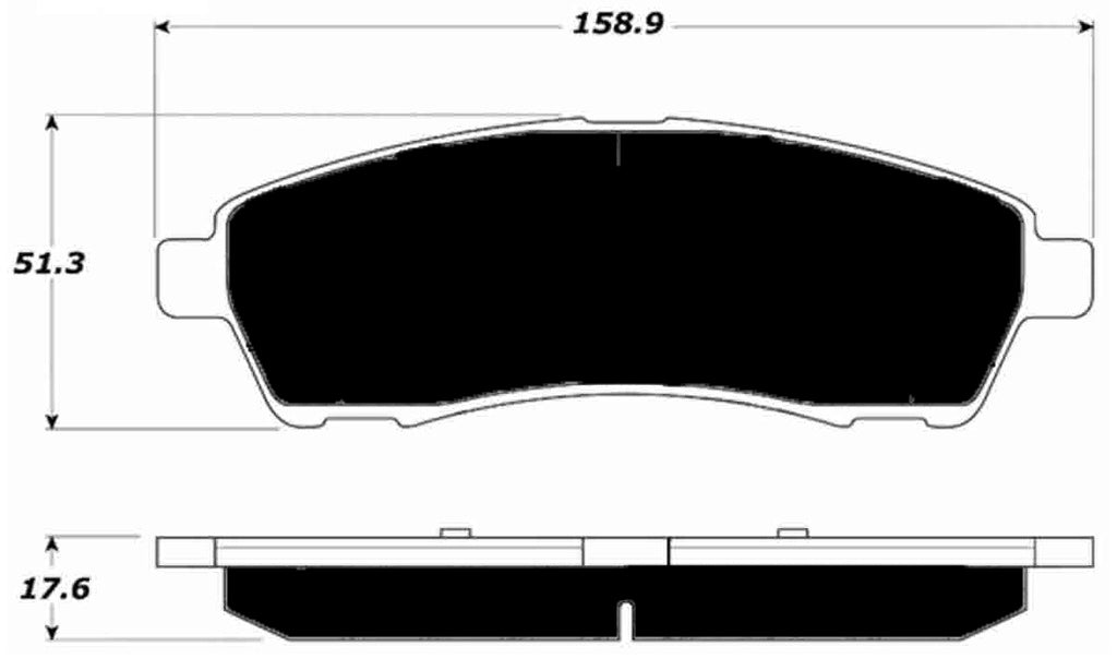 Porterfield Brake Pads for 2003 FORD EXCURSION FR SPORT