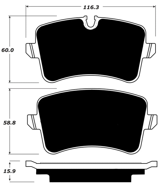 Porterfield Brake Pads for 2017 AUDI A6 Quattro - 2.0T w/TWR Caliper FR SPORT