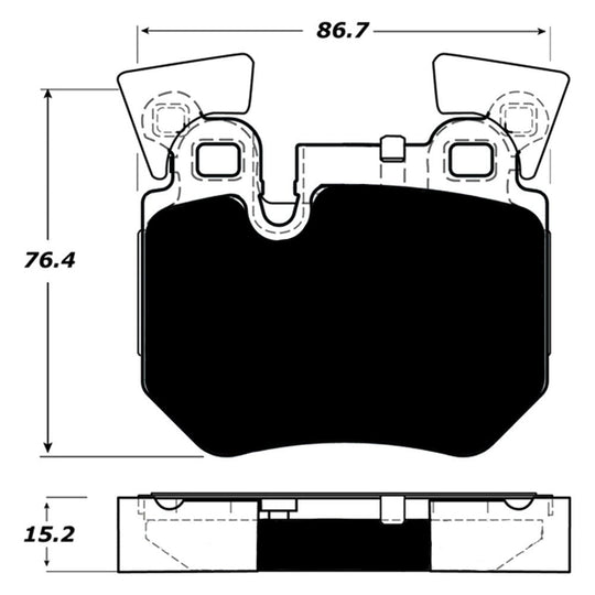 Porterfield Brake Pads for 2010 BMW 135i FR SPORT