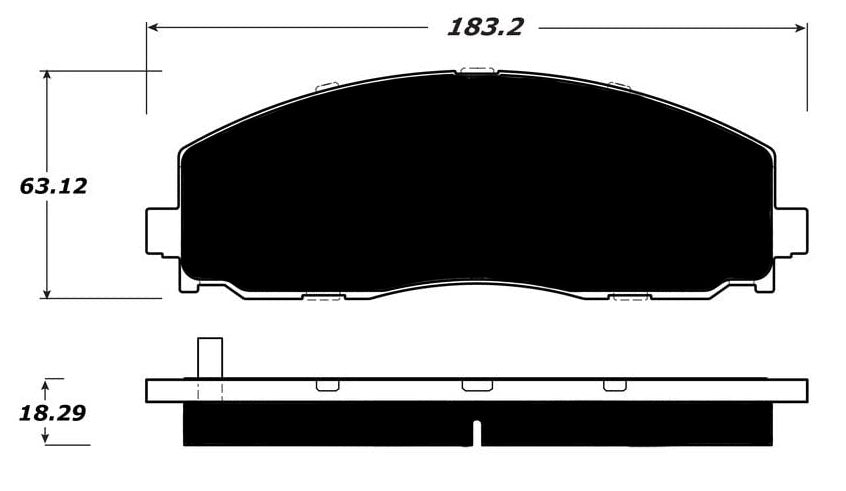 Porterfield Brake Pads for 2017 CHRYSLER PACIFICA FR SPORT