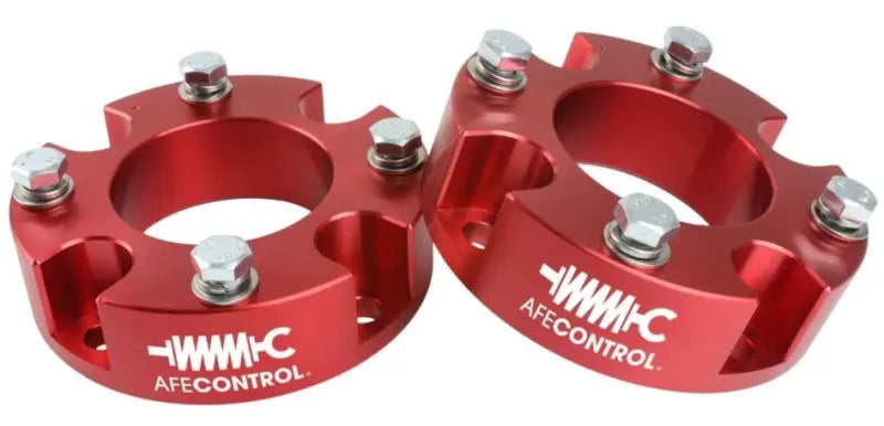 aFe CONTROL 2.0 IN Leveling Kit 07-21 Toyota Tundra - Red aFe