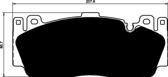 Porterfield Brake Pads for 2014 BMW M5 - w/Iron Discs FR SPORT