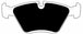 Porterfield Brake Pads for 1990 AUDI 200 Turbo ATE Caliper FR SPORT