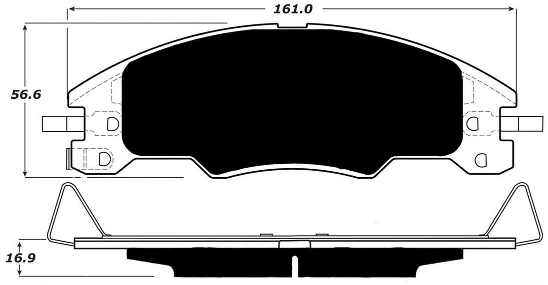 Porterfield Brake Pads for 2009 FORD FOCUS FR SPORT