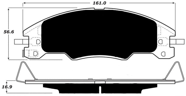 Porterfield Brake Pads for 2010 FORD FOCUS FR SPORT