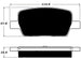 Porterfield Brake Pads for 2020 CADILLAC CT6-V FR SPORT