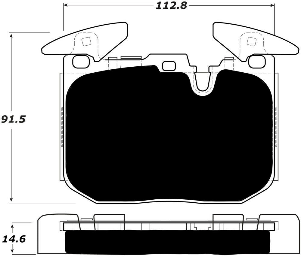 Porterfield Brake Pads for 2015 MINI Cooper w/JCW FR SPORT