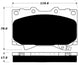 Porterfield Brake Pads for 2004 LEXUS LX 470 FR SPORT
